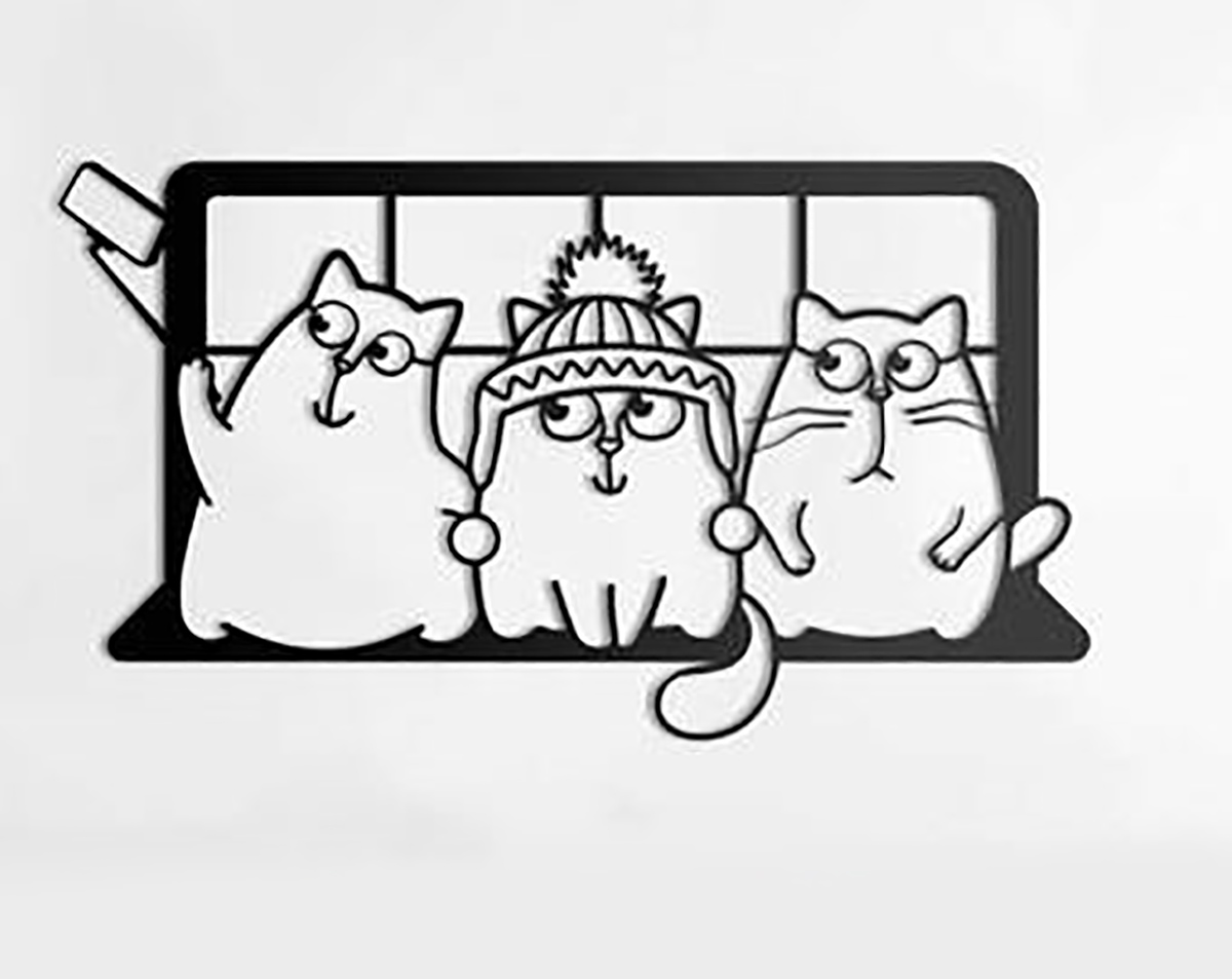 Панно Команда котов